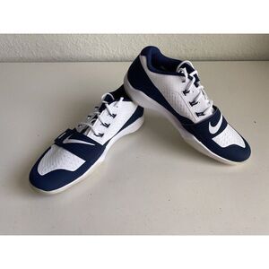 Nike Alpha Menace Turf Low Football Cleats BV3997-100 White Blue Men’s Sz 14.5